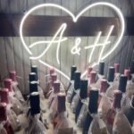 Neon Ring With Couple Frame