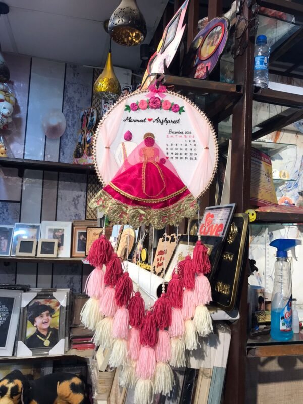 Customized Wedding Embroidery Hoop for Couples (8 Inches)