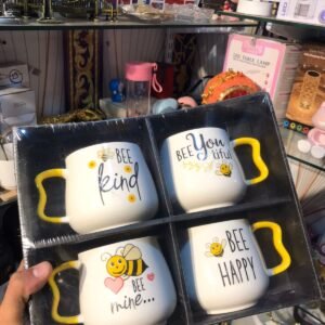 JCPL Ample Zest Coffee & Milk Mug, 470ml, 4 Piece