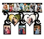 Mdf Heart Shaped Photo Frame with Name