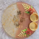 Deep Casting Thali Mould |{TCG) Silicone Mould Coaster Mould DIY Mould Epoxy Resin Molud Frame Mould Jewellery Mould - 1 PC 8x8 inch