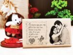 Personalised Valentine's Day Frame Gift for Girl and Boy