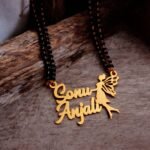 CUSTOMIZED / Personalised COUPLE NAME mangalsutra WITH CROWN,HEART,STAR Pendant Keychain With Ur name and Love
