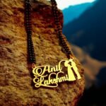 CUSTOMIZED / Personalised COUPLE NAME mangalsutra WITH CROWN,HEART,STAR Pendant Keychain With Ur name and Love