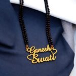 CUSTOMIZED / Personalised COUPLE NAME mangalsutra WITH CROWN,HEART,STAR Pendant Keychain With Ur name and Love