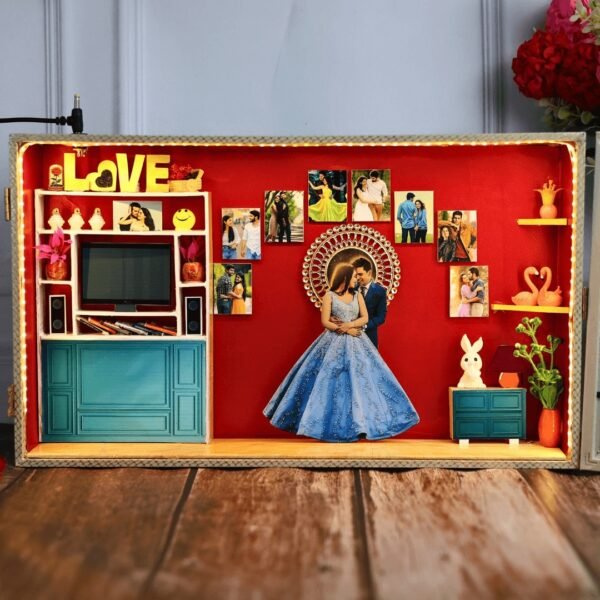 3D Personalised Photo Frame, Miniature Frame, Custom Photo Frame, Trending Gift for Birthday, Anniversary, Couple, Baby, 3D