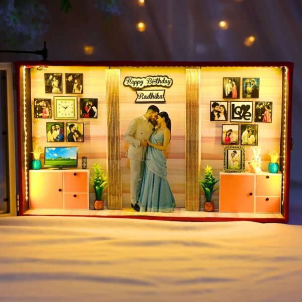 3D Personalised Photo Frame, Miniature Frame, Custom Photo Frame, Trending Gift for Birthday, Anniversary, Couple, Baby, 3D