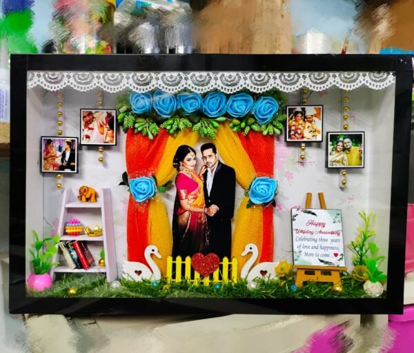 3D Personalised Photo Frame, Miniature Frame, Custom Photo Frame, Trending Gift for Birthday, Anniversary, Couple, Baby, 3D