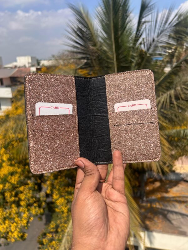 Customised Passport Holder for Gift Personalised Name & Charm Leather Passport Cover Holder for Men & Women