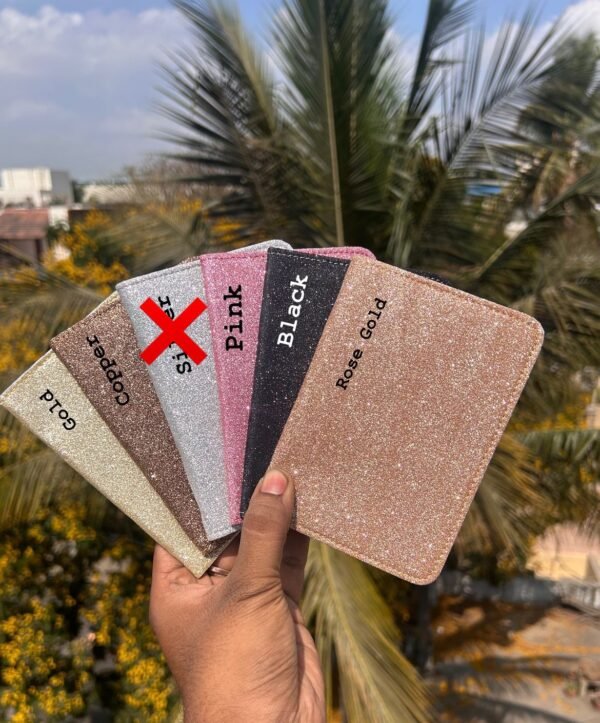 Customised Passport Holder for Gift Personalised Name & Charm Leather Passport Cover Holder for Men & Women