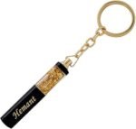 Personalized Gold and Sliver Flake Keychain