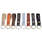 Personalized Leather Keychain