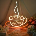 Coffee Neon Sign Coffee LED Sign for Coffee Station, Restaurants, Farmhouse, Kitchen Decoration