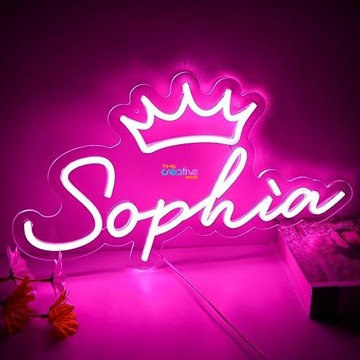 Custom Acrylic Neon Name Signs