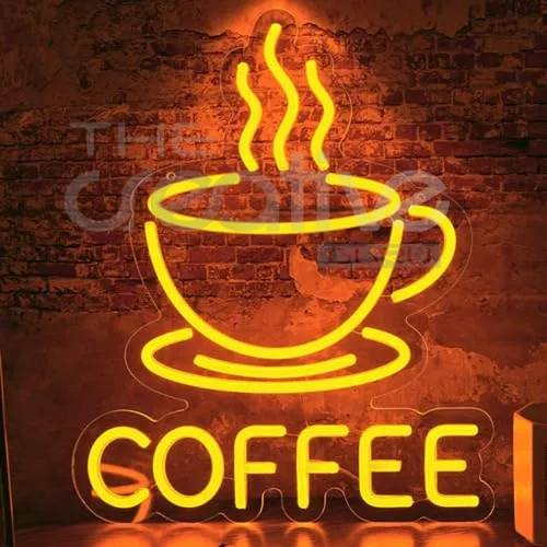 Coffee Neon Sign Coffee LED Sign for Coffee Station, Restaurants, Farmhouse, Kitchen Decoration