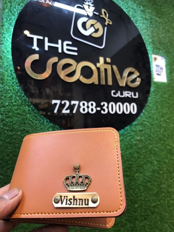 Unique Gift Items Personalised Gift Leather Wallet for Men | Leather Wallet for Men and Boys | Customized Wallet with Name