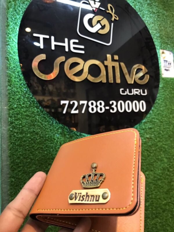 Unique Gift Items Personalised Gift Leather Wallet for Men | Leather Wallet for Men and Boys | Customized Wallet with Name