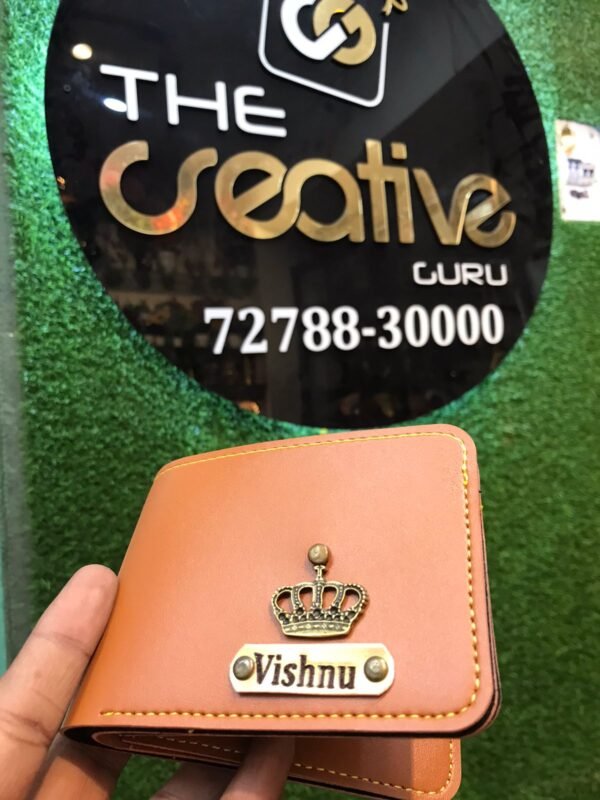Unique Gift Items Personalised Gift Leather Wallet for Men | Leather Wallet for Men and Boys | Customized Wallet with Name