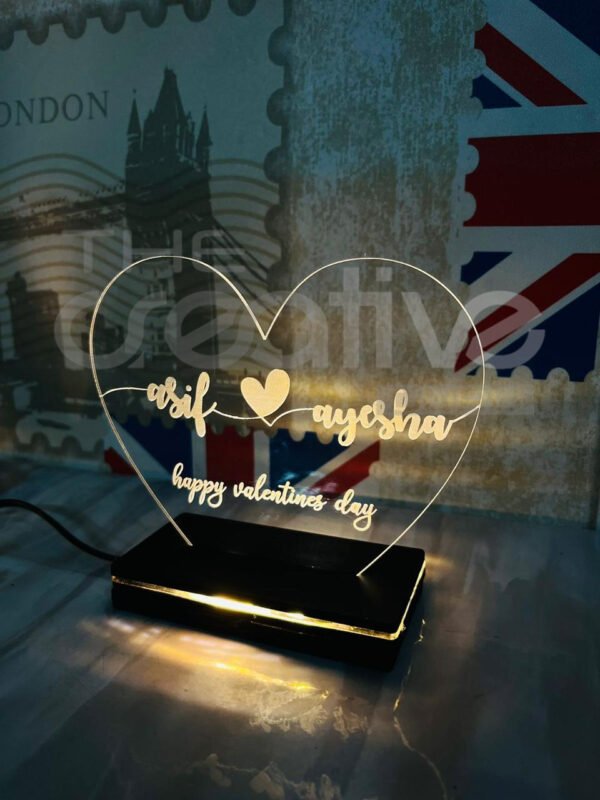 Couple Name Led Acrylic Lamp