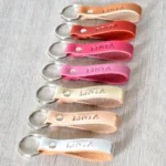 Personalized Leather Keychain