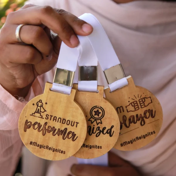 Of All The Things My Hands Have Held Wooden Medal