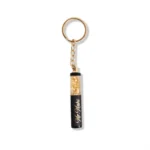 Personalized Gold and Sliver Flake Keychain