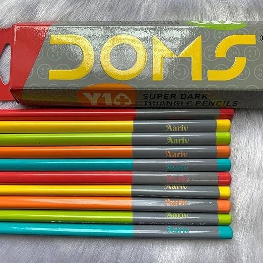 20 Piece Customized Name On Pencils Set. Personalized Gift For Kids Birthday And Return Gifts, (20 Pics)