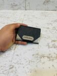 Pocket Sized Leather Business Visiting Card Case Credit Debit ATM Card Holder Wallet With Name Added
