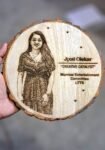 Natural Wooden Engraved Frame