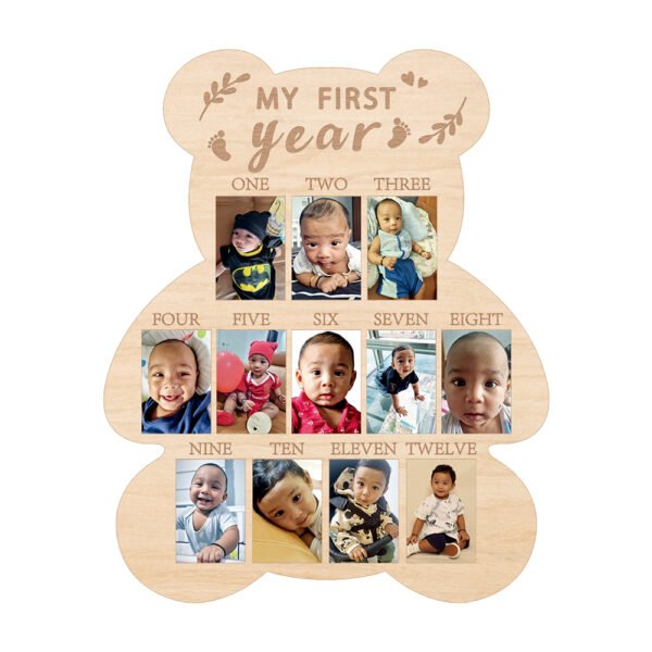 Customized Kids First Year Frame