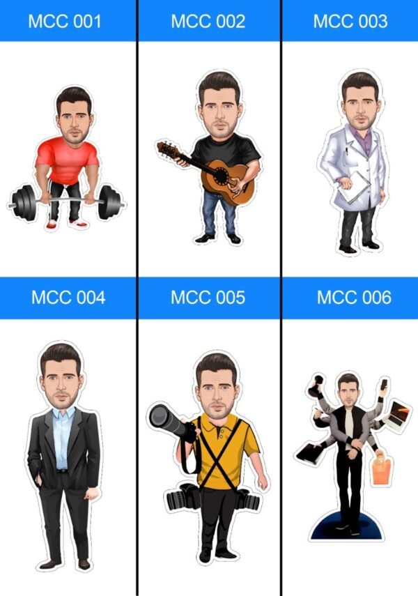 Customized Solo Caricature Table Top