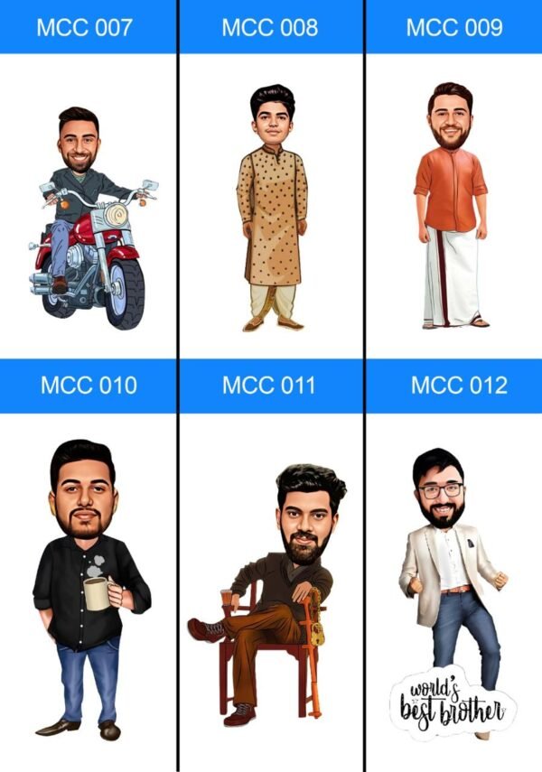 Customized Solo Caricature Table Top