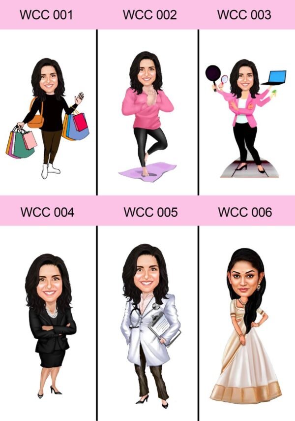 Customized Solo Caricature Table Top