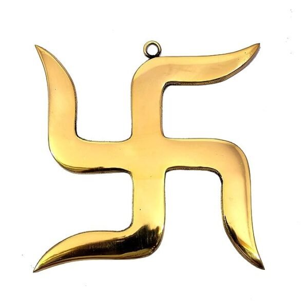 Golden Swastik Acrylic