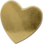 Golden Heart Acrylic