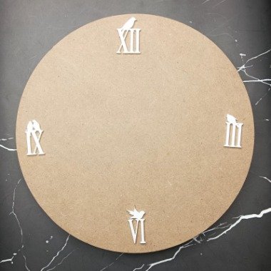 item image 0.7 inch Designer White Roman 4 Pcs Clock Number