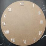 0.7 inch Gold Roman Clock Number Full set