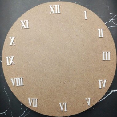 0.7 inch Gold Roman Clock Number Full set