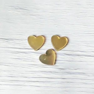 Golden Heart Acrylic