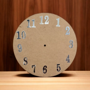 1 Inch Black Clock Number Acrylic