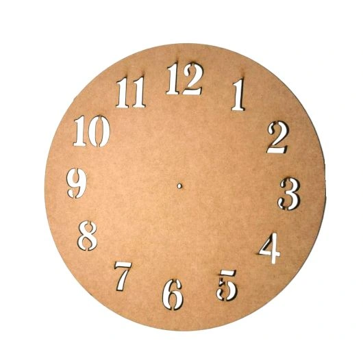 1 Inch Black Clock Number Acrylic