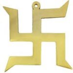 Golden Swastik Acrylic