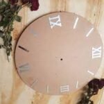 0.7 Inch Silver Numbers Clock (Roman And Sticks)