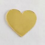 Golden Heart Acrylic