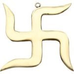 Golden Swastik Acrylic