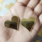 Golden Heart Acrylic