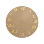 0.7 inch Gold Numbers Clock (Roman and Sticks)